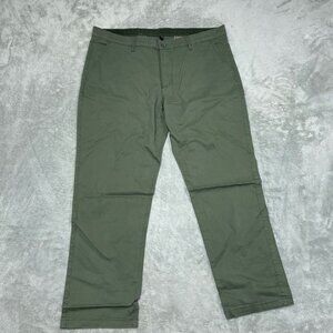 English Laundry Mens Green Chino Pants 38x29 Stretch Cotton-Spandex a1119